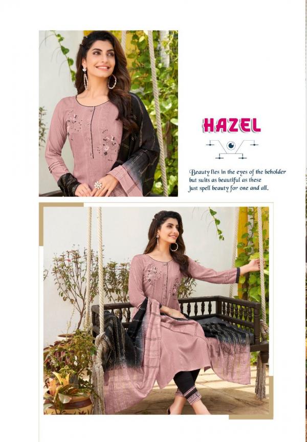 Ikw Hazel Vol 1 Viscose Designer Readymade Suit